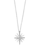 Effy Pav&eacute; Classica 0.26 Tcw Diamond And 14k White Gold Starburst Necklace