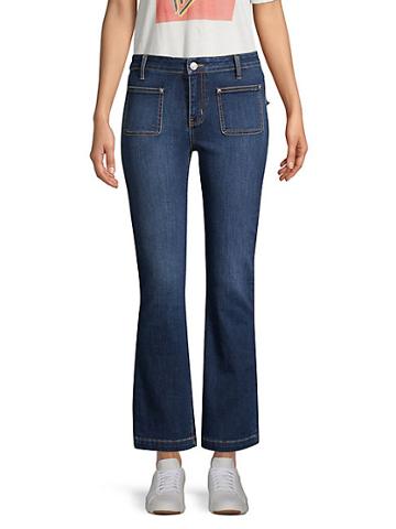 Current/elliott The Cropped Bootcut Jeans