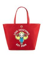 Love Moschino Printed Tote Bag