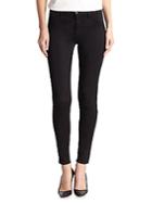 J Brand Luxe Sateen Mid-rise Super Skinny Jeans