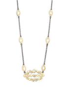 Freida Rothman Classic Cz & 14k Gold-plated Sterling Silver Leaf Cluster Pendant Necklace