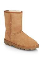 Ugg Australia Essential Short Shearling-lined Suede Boots