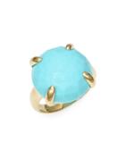 Ippolita Turquoise 18k Yellow Gold Cocktail Ring