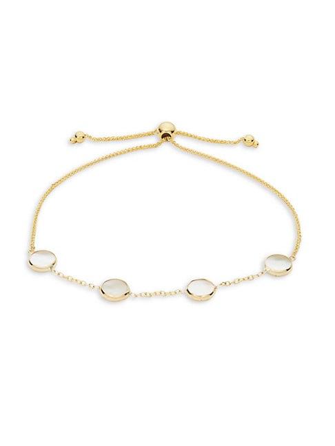 Saks Fifth Avenue 14k Yellow Gold & Mother-of-pearl Bracelet