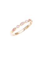 Danni 14k Gold Pink Sapphire Ring