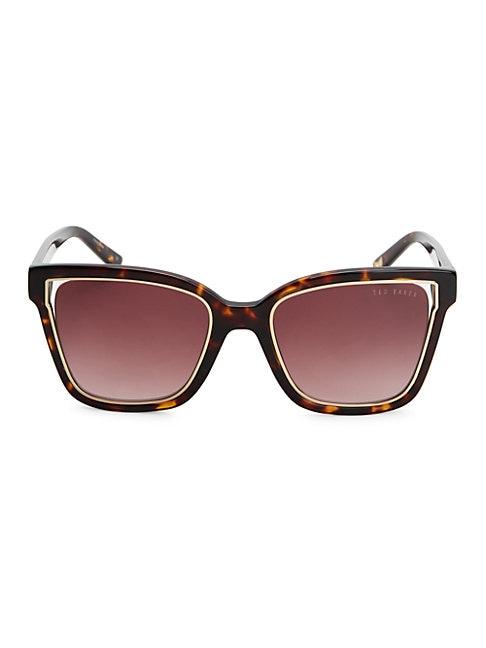 Ted Baker London 51mm Square Sunglasses