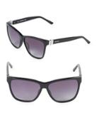 Swarovski 56mm Crystal Square Sunglasses
