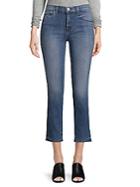 J Brand High-rise Washed Cropped Jeans