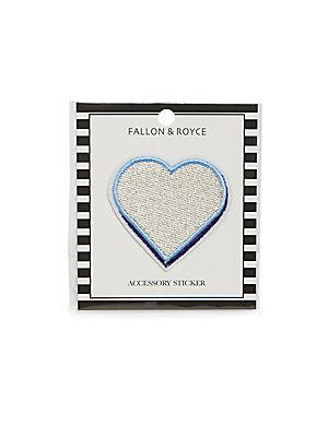 Fallon & Royce Heart Embroidered Accessory Sticker