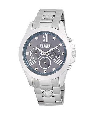 Versus Versace Stainless Steel Chronograph Bracelet Watch