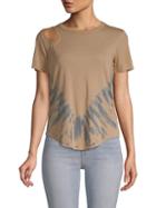 Chaser Tie-dyed Cut-out Top
