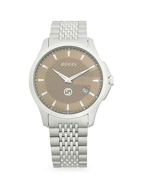 Gucci 126 Lg Stainless Steel Bracelet Watch