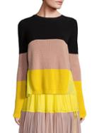 N 21 Long-sleeve Colorblocked Stripe Sweater