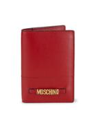 Moschino Leather Passport Holder