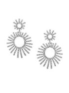 Saks Fifth Avenue Elegant Crystal Drop Earrings
