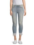 Driftwood Jackie Lace-trimmed Cropped Jeans