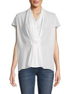 Calvin Klein Front-pleat Top