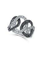 Effy Diamond And 14k White Gold Two-tone Ring