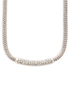 John Hardy Sterling Silver & Diamond Necklace