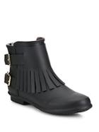 Burberry Fritton Fringe Rubber & House Check Rain Boots