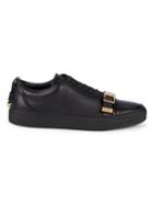Buscemi Unisex Buckle-strap Leather Sneakers