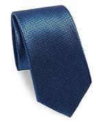 Yves Saint Laurent Medallion Italian Raw-silk Tie