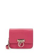 Versace Collection Textured Leather Crossbody Bag