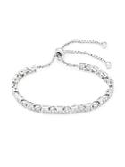 Saks Fifth Avenue Crystal Square And Round Tennis Bracelet