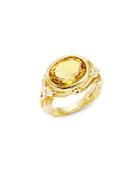 Ron Hami 18k Gold Solitaire Ring