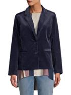 Eileen Fisher Notch Collar Shaped Jacket