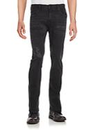 Rwh By Rewash Distressed Straight-fit Jeans