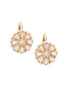 Temple St. Clair Small Flower 18k Yellow Gold Earrings