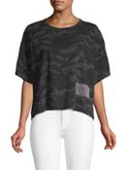 Marc Jacobs Camouflage Cropped Tee