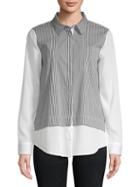 Calvin Klein Collection Striped Button-down Shirt