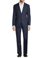 Saks Fifth Avenue Made In Italy Tonal Checked Wool Suit