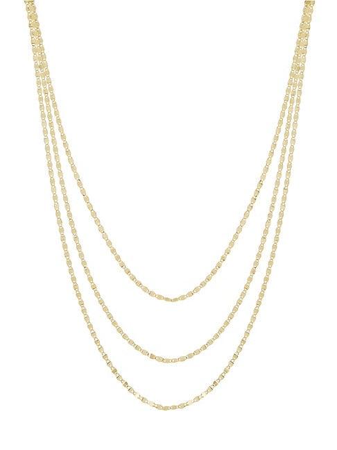 Saks Fifth Avenue 14k Yellow Gold Multi-strand Necklace