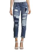 Miss Me Distressed Patchwork Jeans