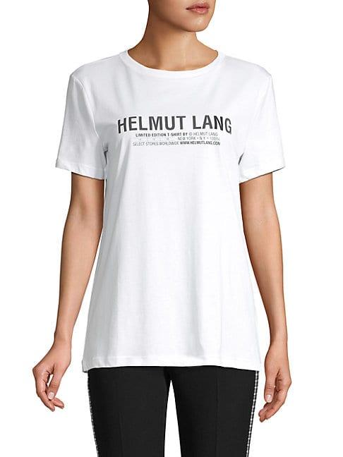 Helmut Lang Logo Cotton Tee