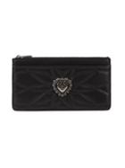 Dolce & Gabbana Devotion Heart Crest Leather Wallet