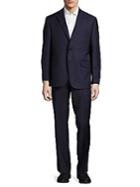 Saks Fifth Avenue Made In Italy Classic-fit Woven Wool Suit