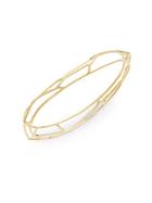 Ippolita Rock Candy 18k Yellow Gold Bezel Bangle Bracelet