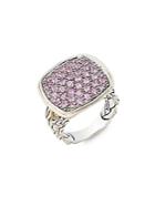 John Hardy Classic Pink Sapphire & Sterling Silver Ring