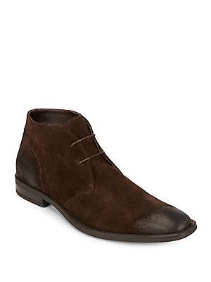 Bruno Magli Lincoln Suede Ankle Boots