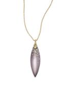 Alexis Bittar Crystal-studded Pendant Necklace