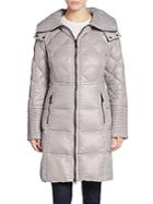 Saks Fifth Avenue Quilted Down Nylon Puffer