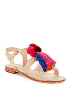 Kate Spade New York Sunset Tassel-accented Faux Leather Sandals