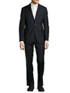 Saks Fifth Avenue Pinstripe Wool-blend Suit