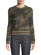 Valentino Camouflage Wool Sweater