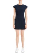 Theory Structural Fitted Mini Sheath Dress