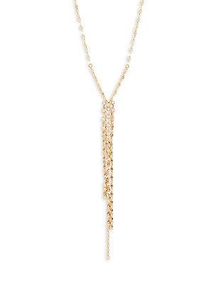 Lana Jewelry 14k Yellow Gold Tassel Necklace